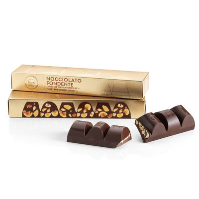 Dark Chocolate with Hazelnut Mini Block 175G