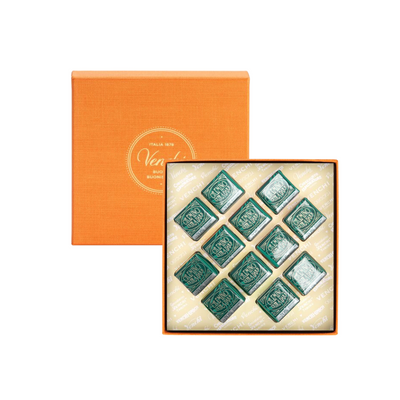 70% less sugar Baroque Orange Square Box with 12pcs Cremino