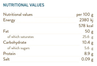 Dark Hazelnut Ingot with 70% less sugar Bulk 100g