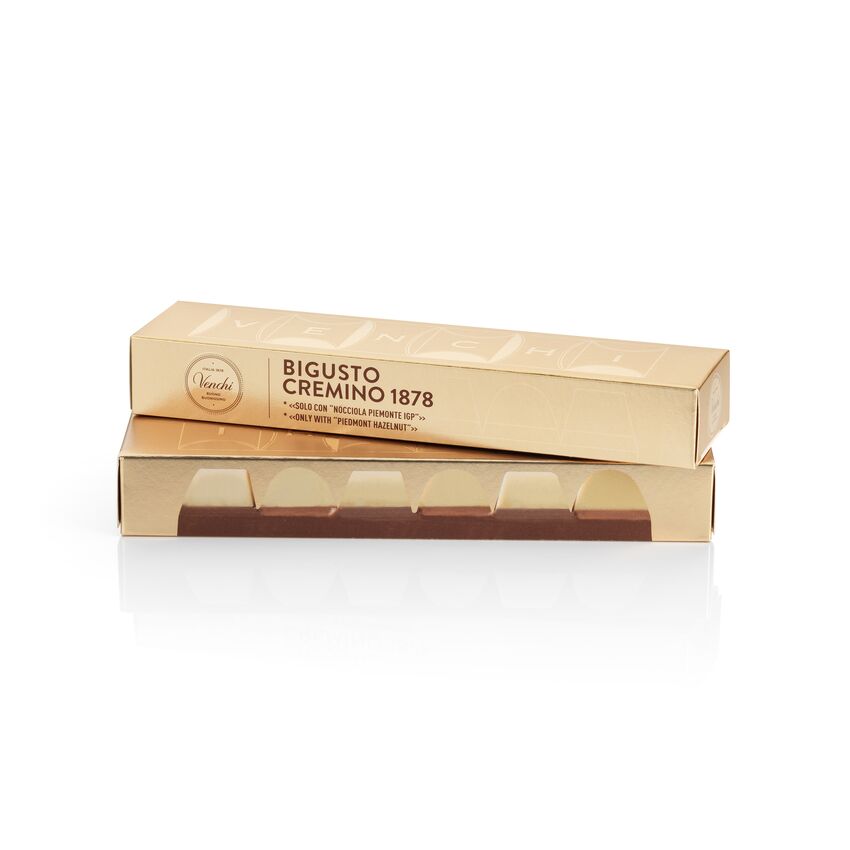 White Chocolate and Gianduia Cremino Mini Block 170G