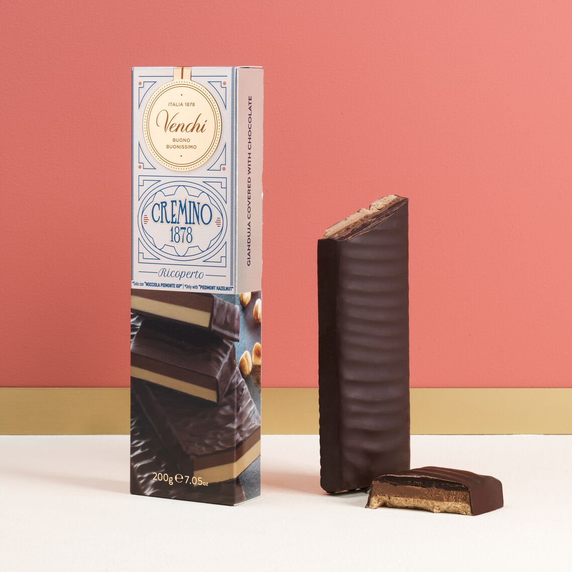 Chocolate Coated Cremino Soft Bar 200G