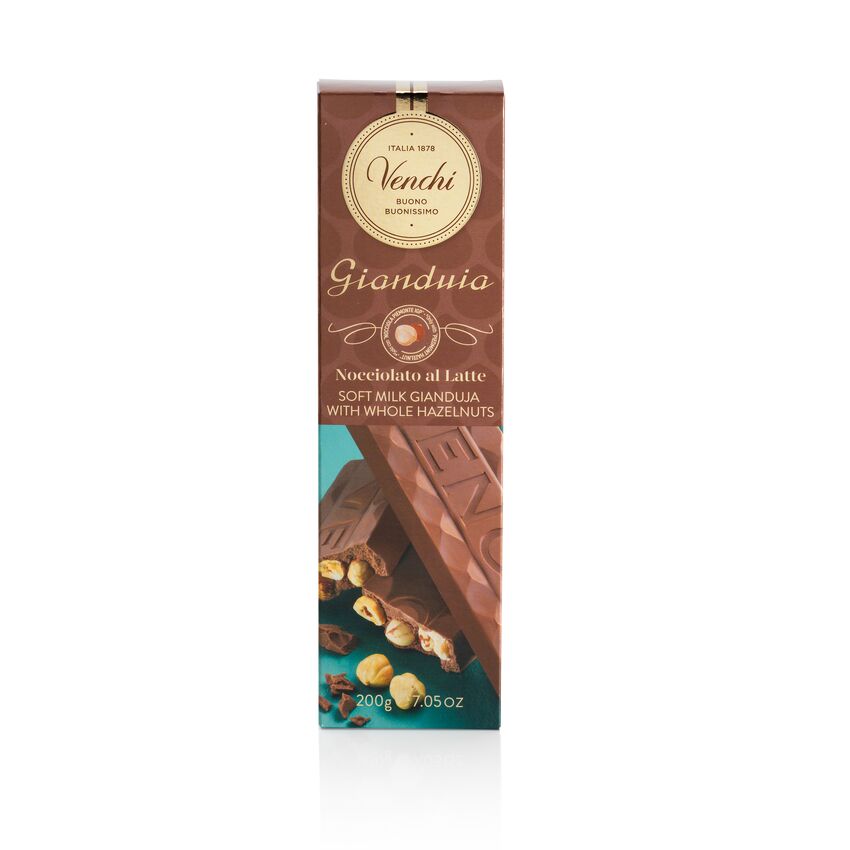 Gianduia with Hazelnuts soft bar 200G