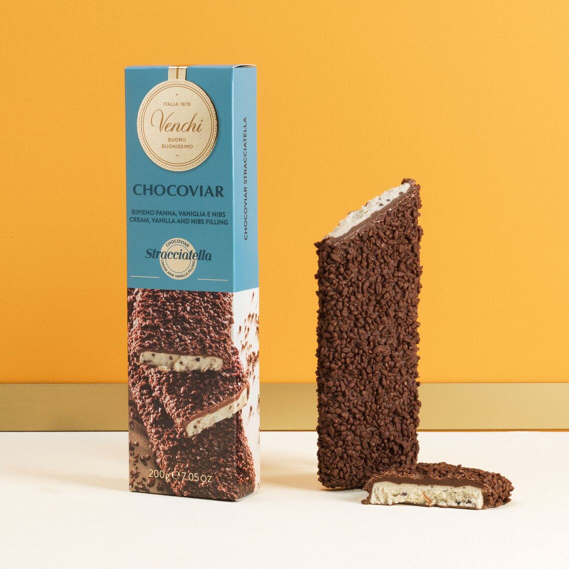 Chocoviar Stracciatella Soft Bar 200G