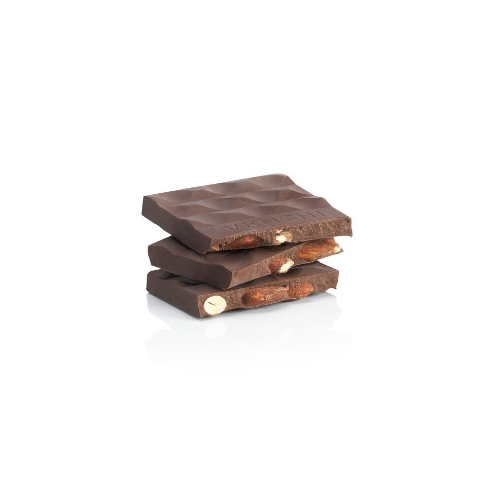 Dark Chocolate Bar with Toasted Almonds 100G